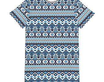 Cavaliers Aztec T-shirt dress