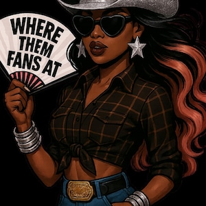 Boots on The Ground, Country Line Dance , Digital Art, Where Them Fans At