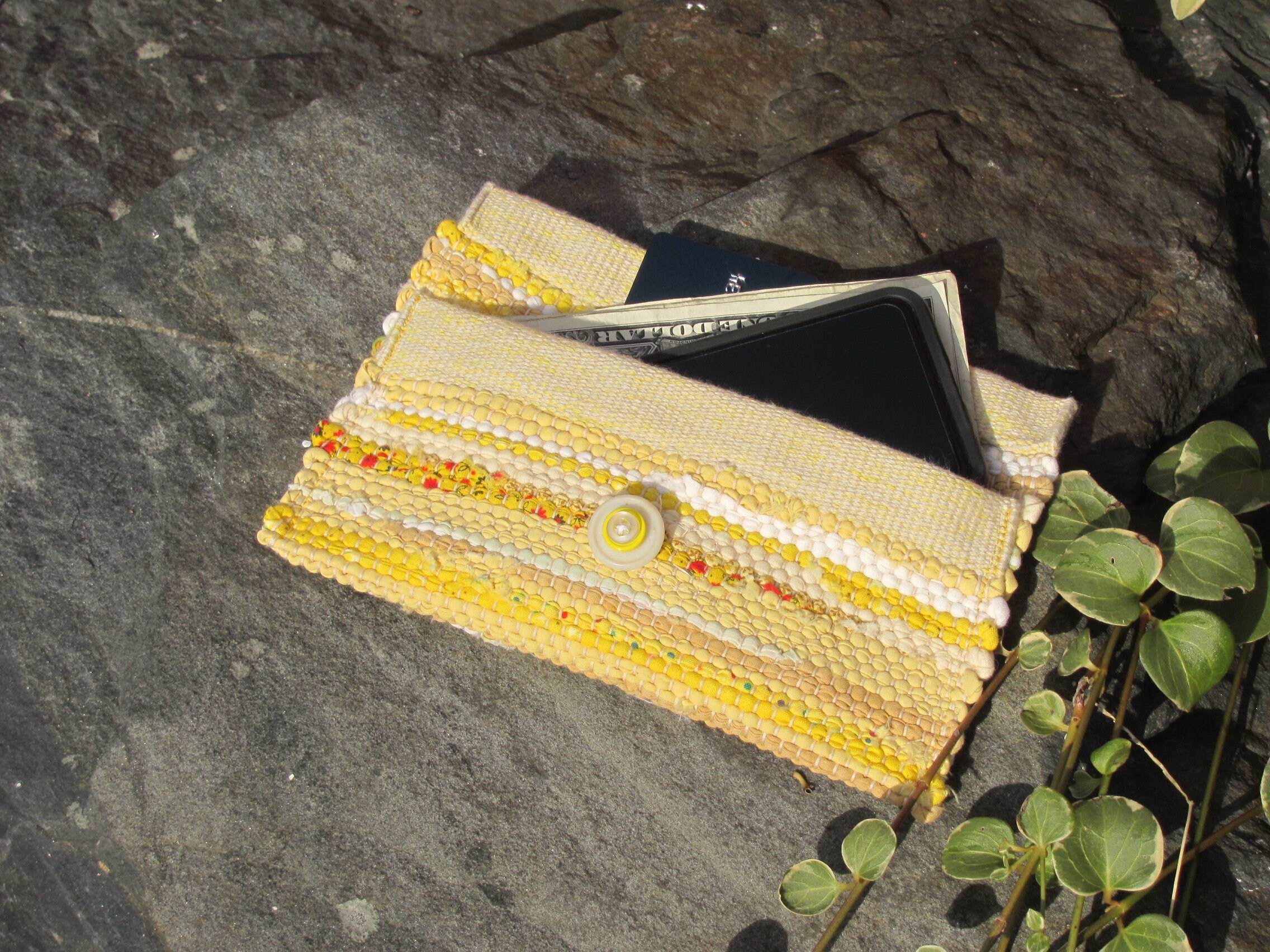 Boho Wallet Phone Clutch Handmade Artisan Woven Cloth Fabric Etsy España
