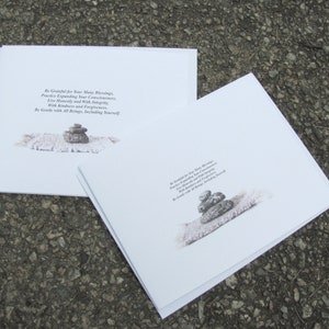 Cartes de téléchargement numérique de pierres de sérénité zen, PDF imprimable avec citation pour motivation spirituelle, pleine conscience, Reiki, yoga, méditation, Om
