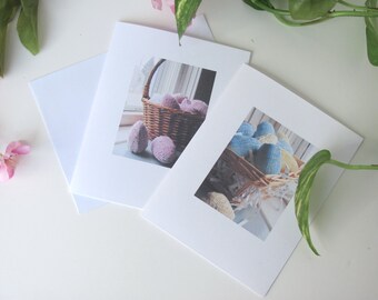Spring Easter Egg Greeting Cards, Blank Inside, Handmade Printable Instant Download PDF Print Original Art Card Inspiration Hope Celebration