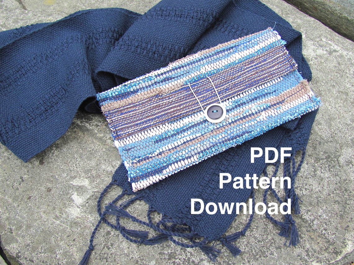 Hand Weaving Pattern Draft for Phone Wallet Clutch Purse, PDF Download ...