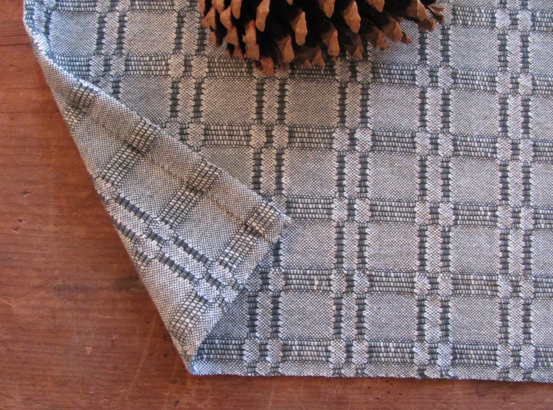 Short Modern Rustic Farmhouse Table Runner Hand Woven Etsy