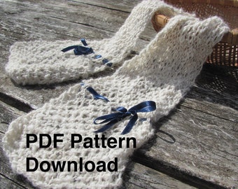 Knitted Scarf Pattern PDF, Knitting Digital Download, Easy Hand Knit Scarf, Hygge Urban Modern Country Rustic Cabin Winter Style Accessory