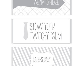 Fifty Shades of Grey Candy Bar Wrapper Printable.