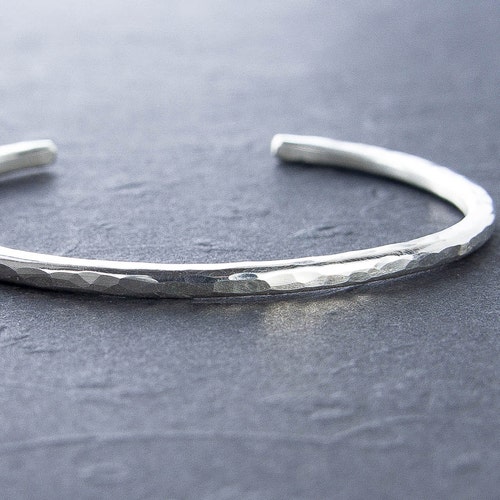 Silver Cuff Bracelet. Choose Gauge. Solid Recycled Sterling - Etsy