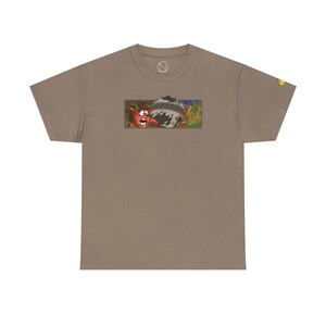 Camiseta unisex de algodón grueso de inspiración vintage Bandicoot Boulder Dash, ropa informal, regalo para amantes de la naturaleza y aventuras al aire libre, camiseta gráfica.