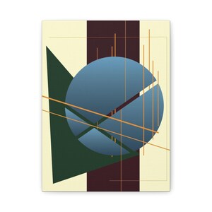 Modern Geometric Wall Art, Abstract Canvas Print, Minimalist Home Decor, Contemporary Artwork, Unique Gift Idea, Living Room Decor