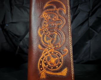 Industrial-Knotwork biker wallet