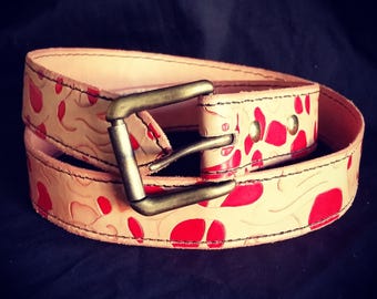 Krueger leather belt