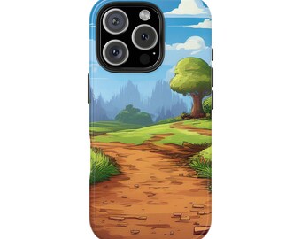 Adventure Phone Cover, Nature-Inspired Tough Phone Case, Hiking Gift, Outdoor Lover Accessory