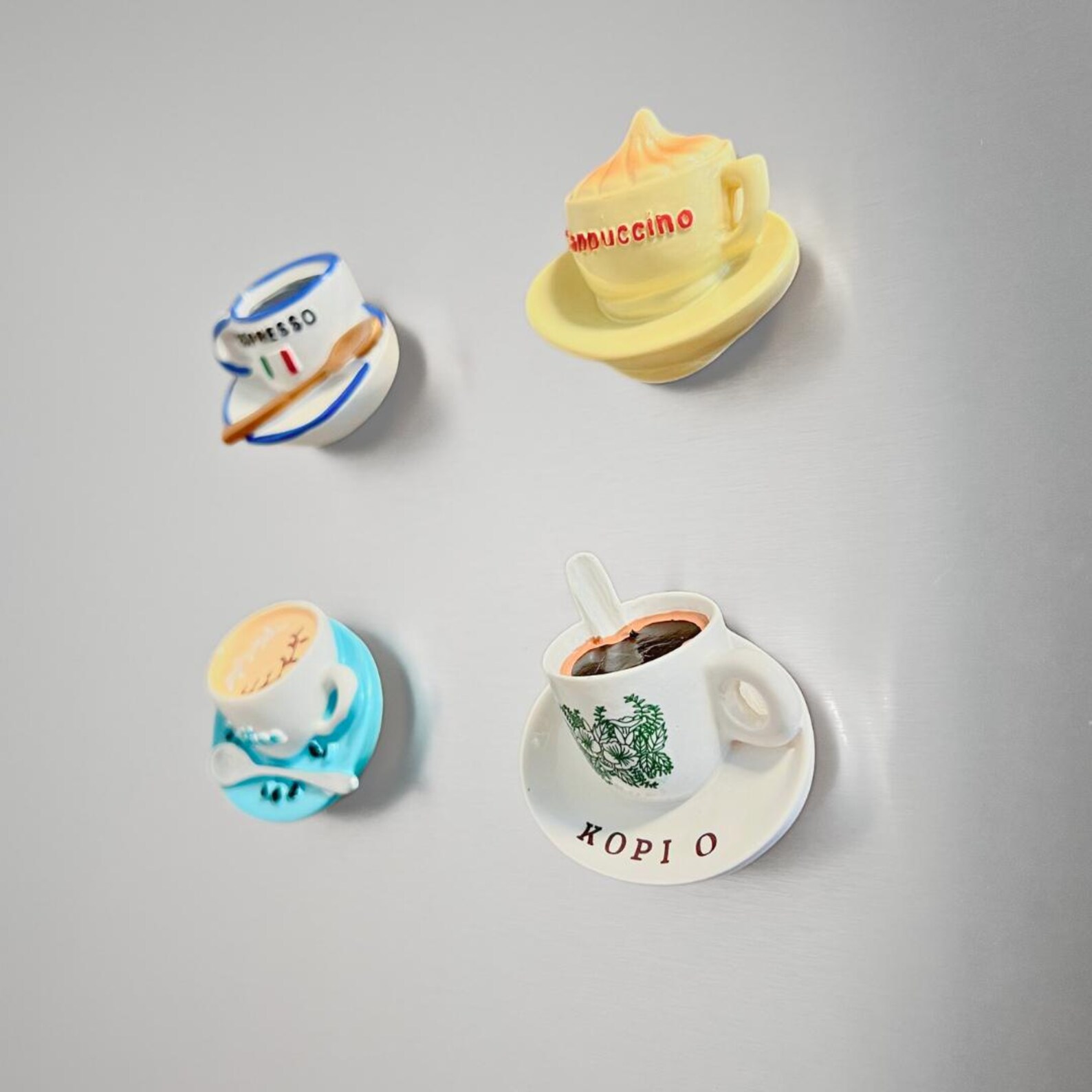 Mini Coffee Cup Fridge Magnet – Vintage Style Aesthetic Kitchen Decor ...