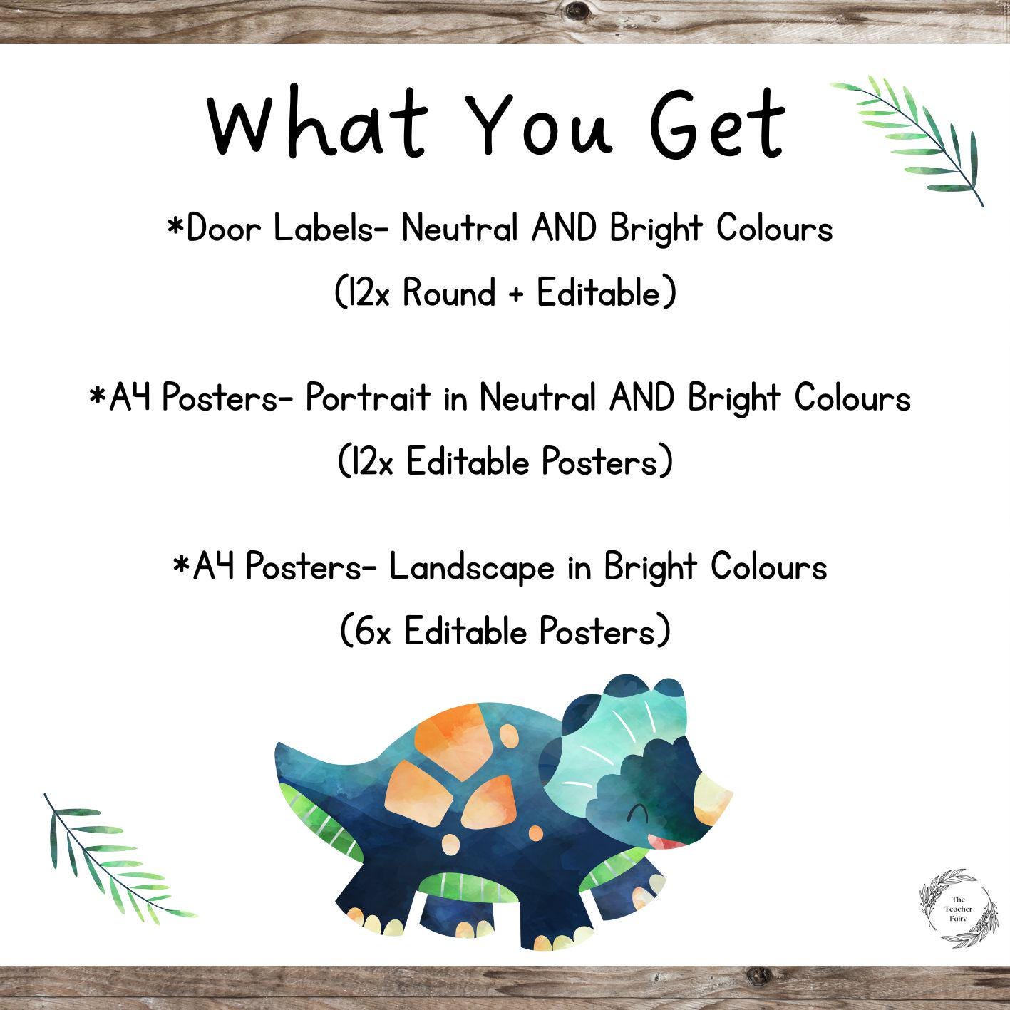 Dinosaur Labels Pack, Editable Classroom Decor (digital Download) - Etsy