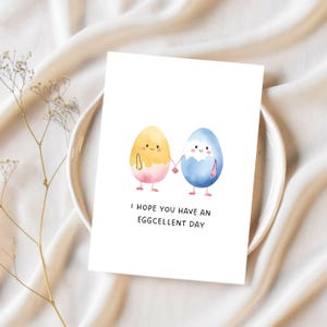 Frohe Ostern Karten Eggcellent Egg Friends Sofortiger digitaler Download