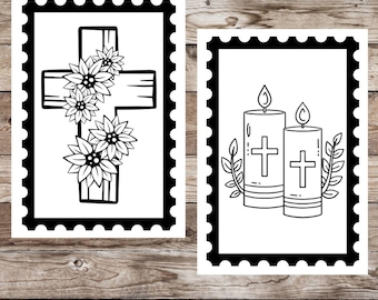 Holy Week Coloring Pages for Kids, Easter Activity (PDF Download)