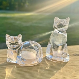 Lenox Crystal Cat - Etsy