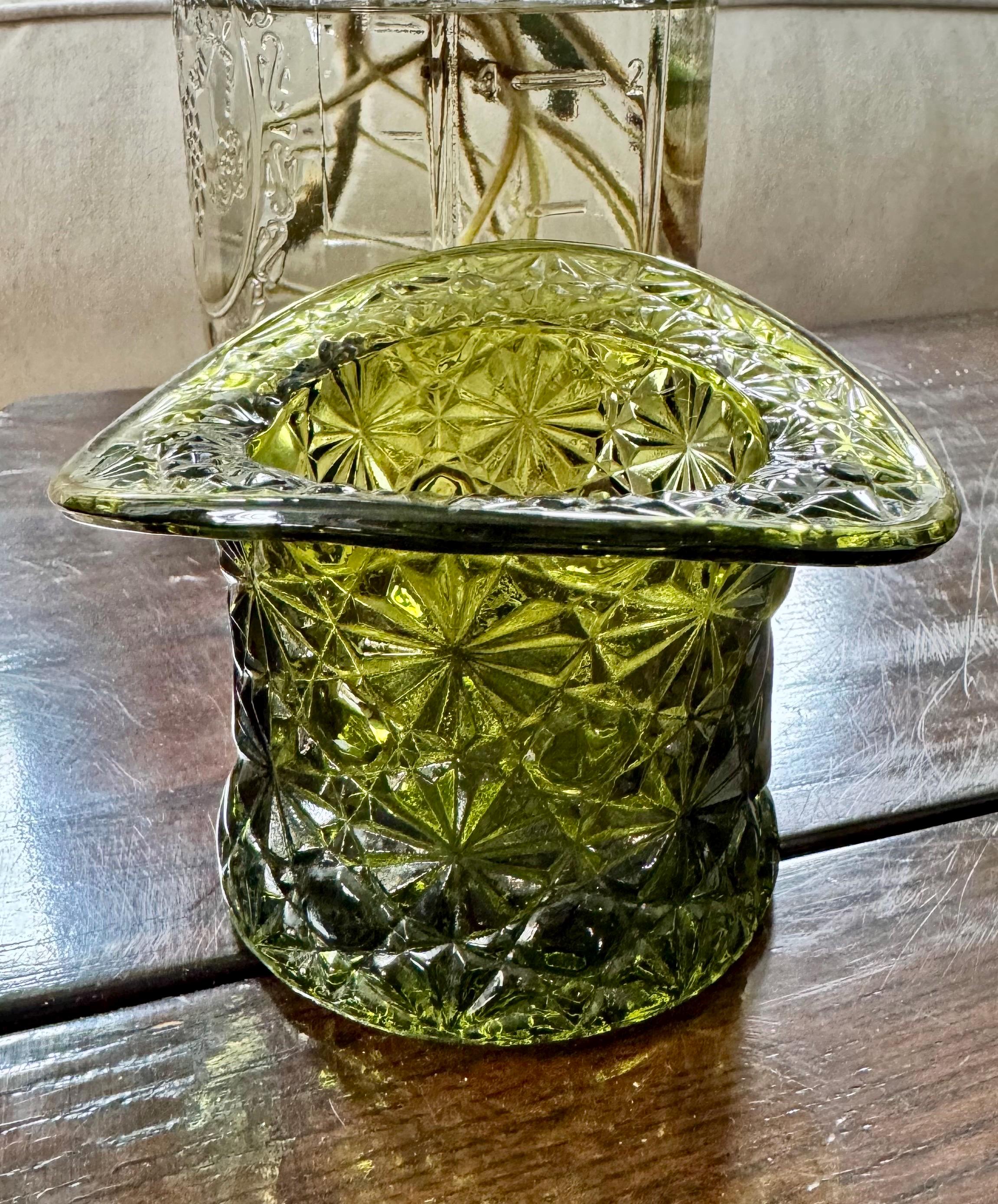 Green Fenton Glass - Etsy