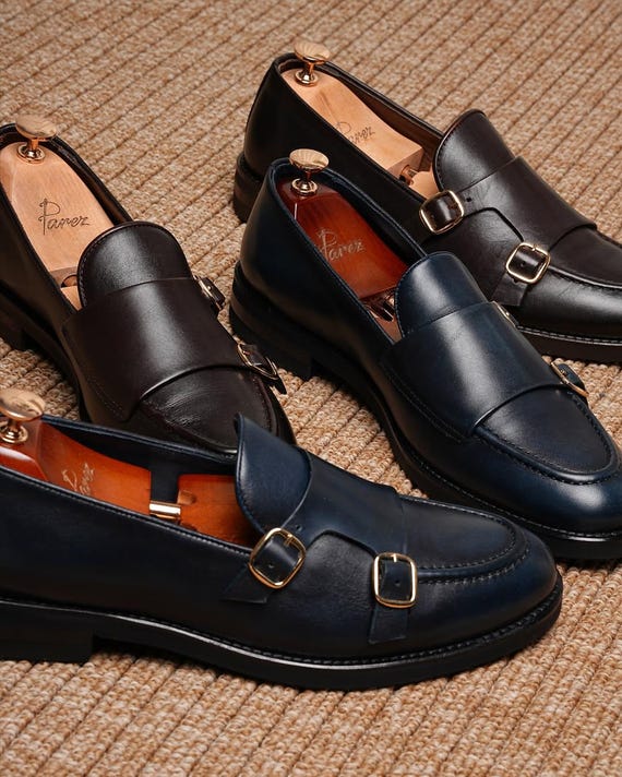Italian Loafers Buy Black Signature Italian Leather Penny Loafers from Next  main image 4