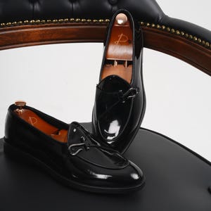 mens black dress shoes with silver buckle Fratelli Select Mens Black leather dress shoes Mens Sz 11 Silver Buckle