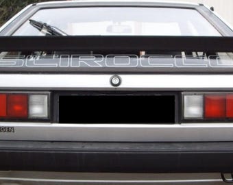 VW Scirocco MK2 Heckscheiben Aufkleber Sticker 53B - Volkswagen