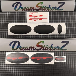 KIA Ceed JD Emblem Set, * Kia GT* , Sticker Set, Sticker, Car, Tuning