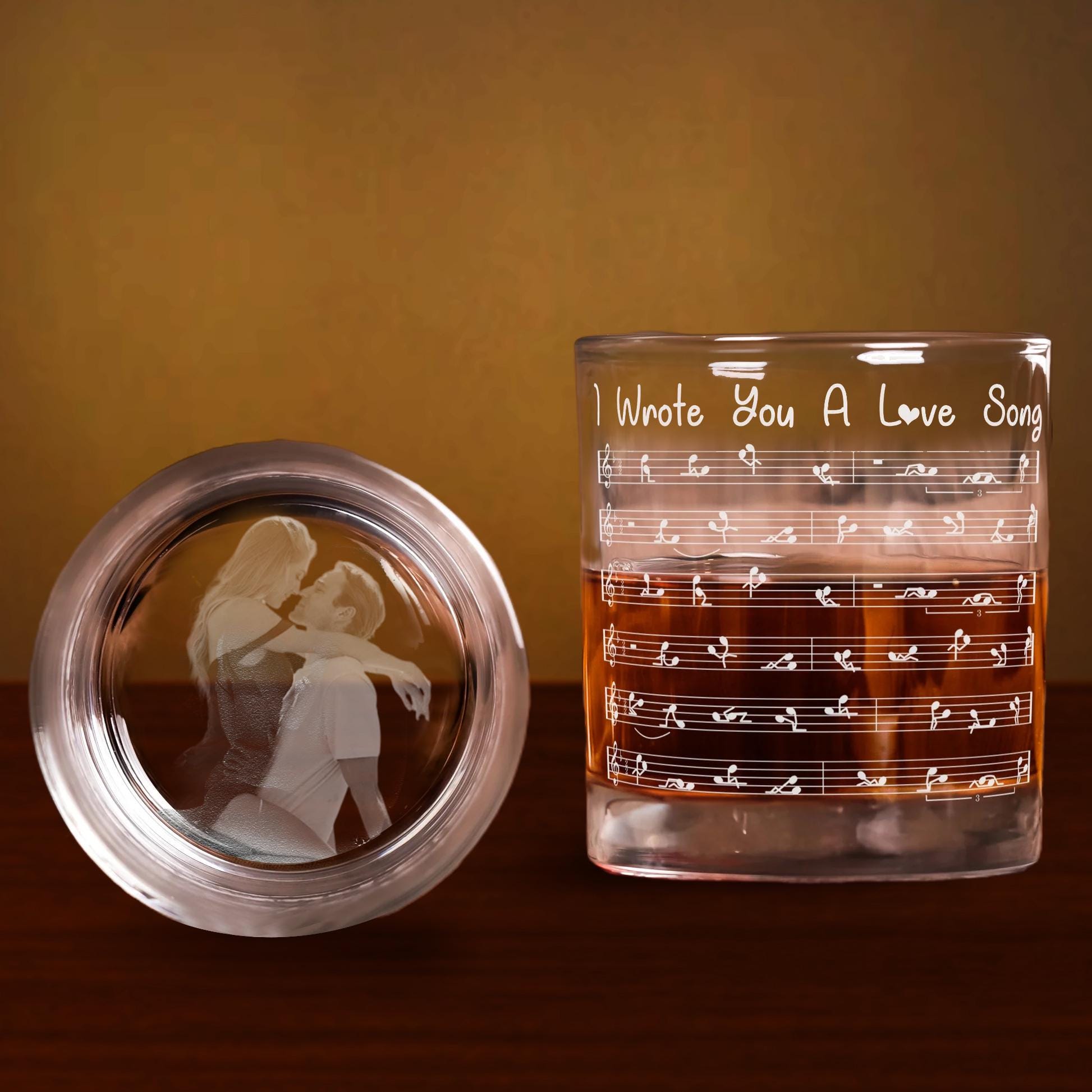 Personalised Ocean Set Of 2 Whiskey Glasses | Personalised Gifts In