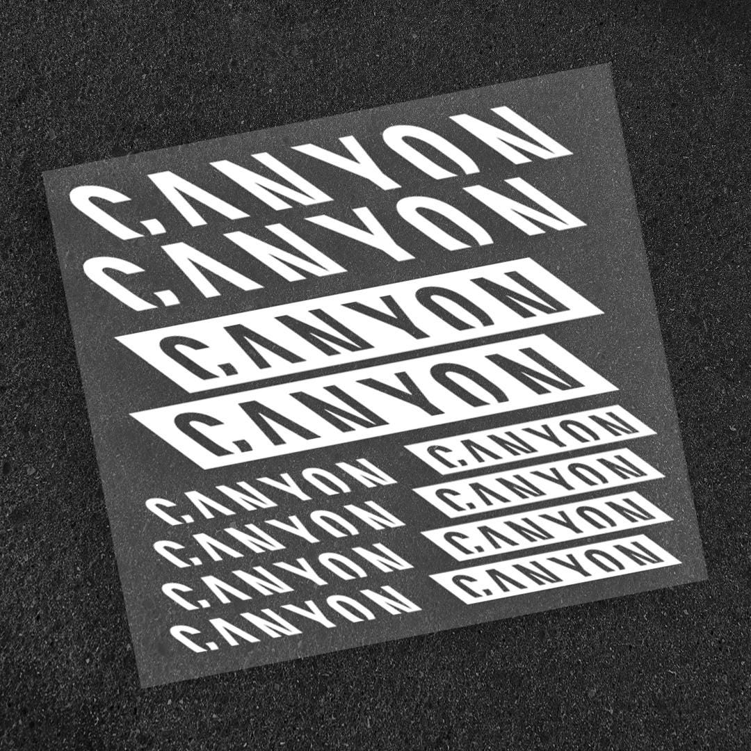 キャニオン　canyon ステッカー　白　ホワイト キャニオン canyon ステッカー 白 ホワイト｜Yahoo!フリマ（旧