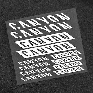 Canyon bike decals - Etsy 日本