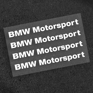 BMW Motorsport Stickers