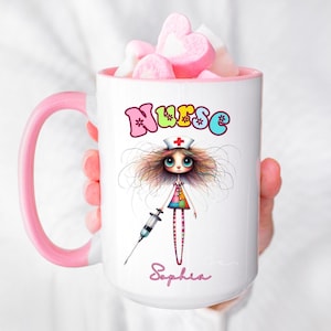 Personalized Nurse Mug, RN Coffee Mug, Rn Gift, Nurse Appreciation, RN Graduation Gift, Nurse Graduation Present, RN Mug, Nurse Gifts, Nurse