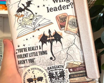 Fourth Wing Inspired Kindle Insert | Romantasy E-Reader Design (Digital Download)