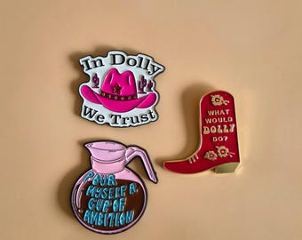 Dolly Parton enamel pin | Country muziek speld