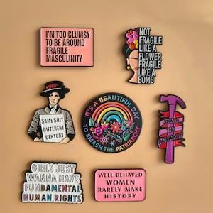Feministische Statement Pin | Empowerment speld | Activisme & Gelijkheid