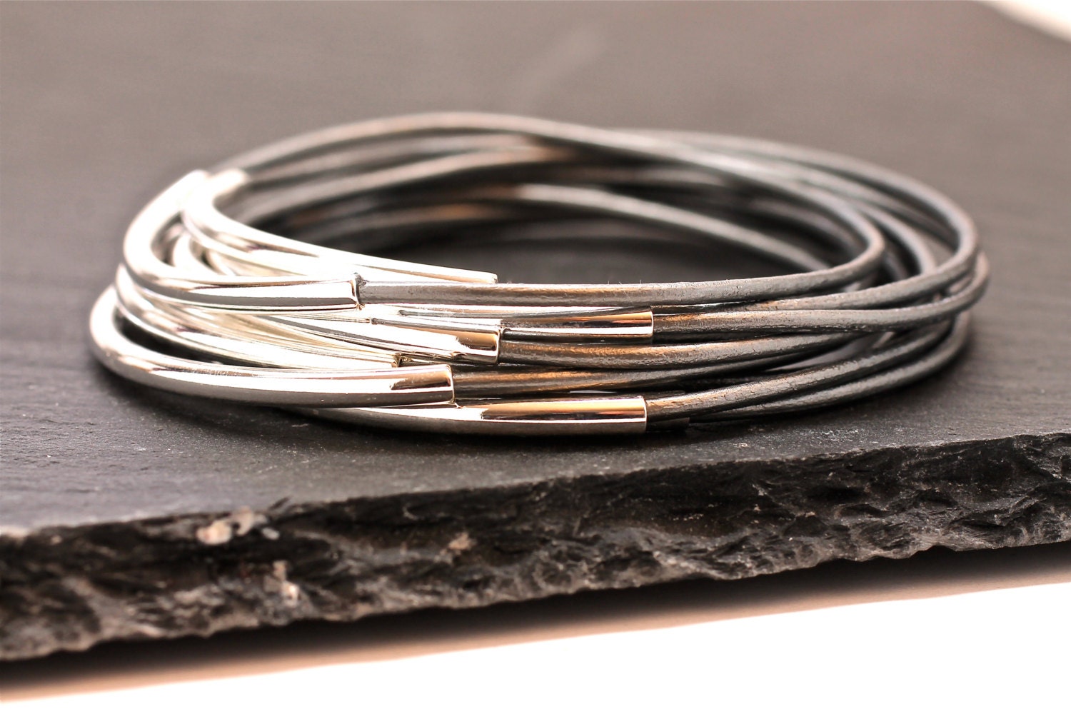 gray colour bangles