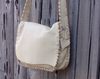 Handmade Leather Crossbody Bag: Palomino Shoulder Purse