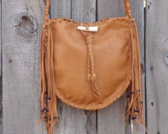 Leather  handbag ,  Leather bucket bag , Crossbody bag ,  Carry all Shoulder bag