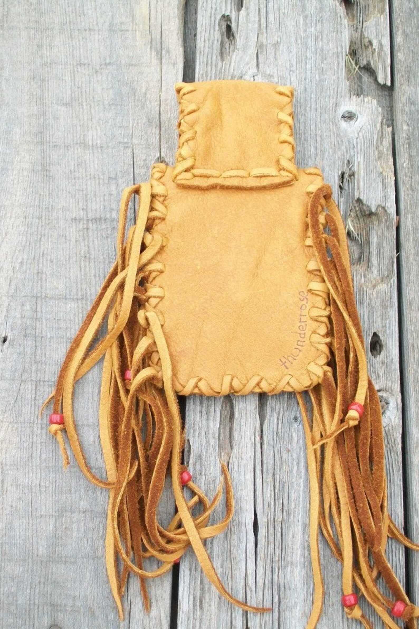 Fringed Belt Bag Fringed Leather Smartphone Case Rustic Etsy