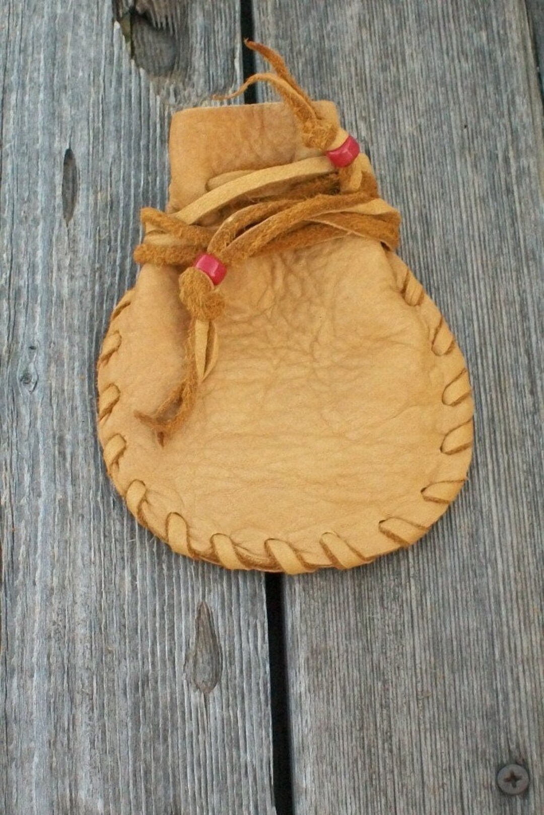 Leather Drawstring Medicine Bag - Etsy