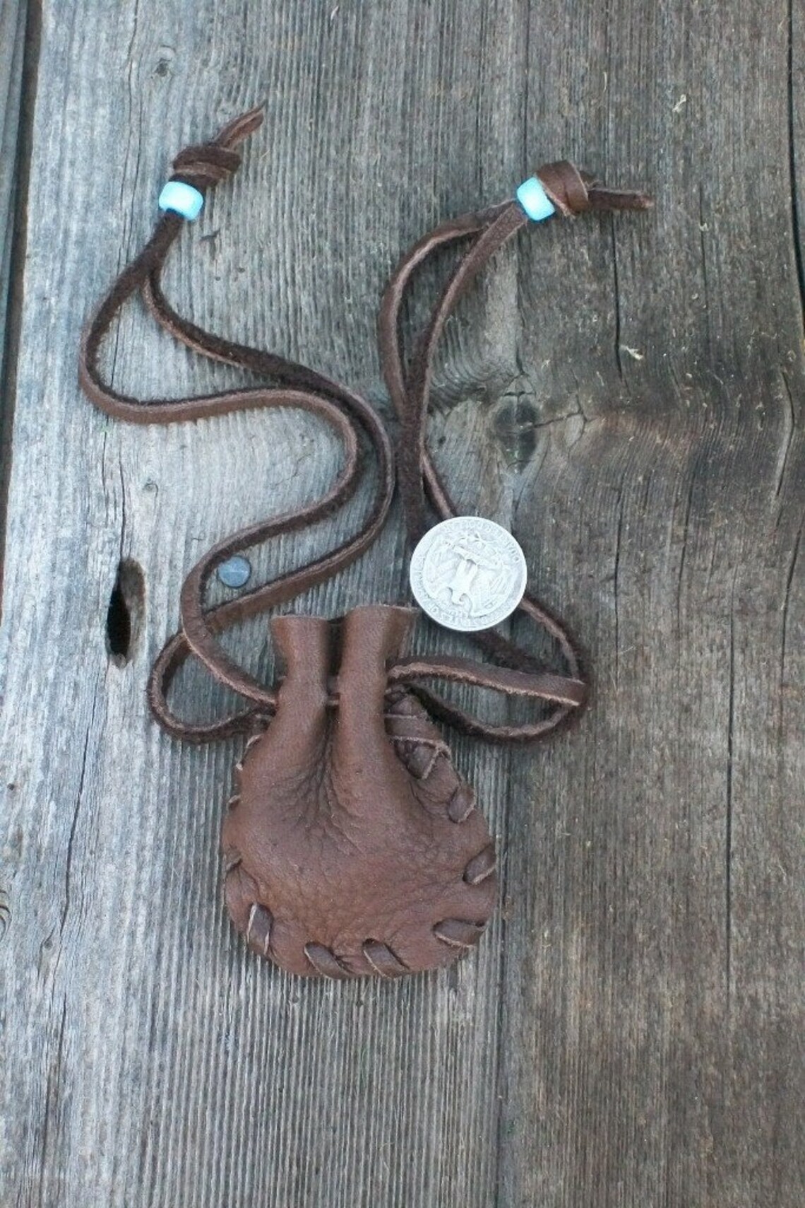 Medicine bag Leather medicine bag Handmade leather pouch Etsy