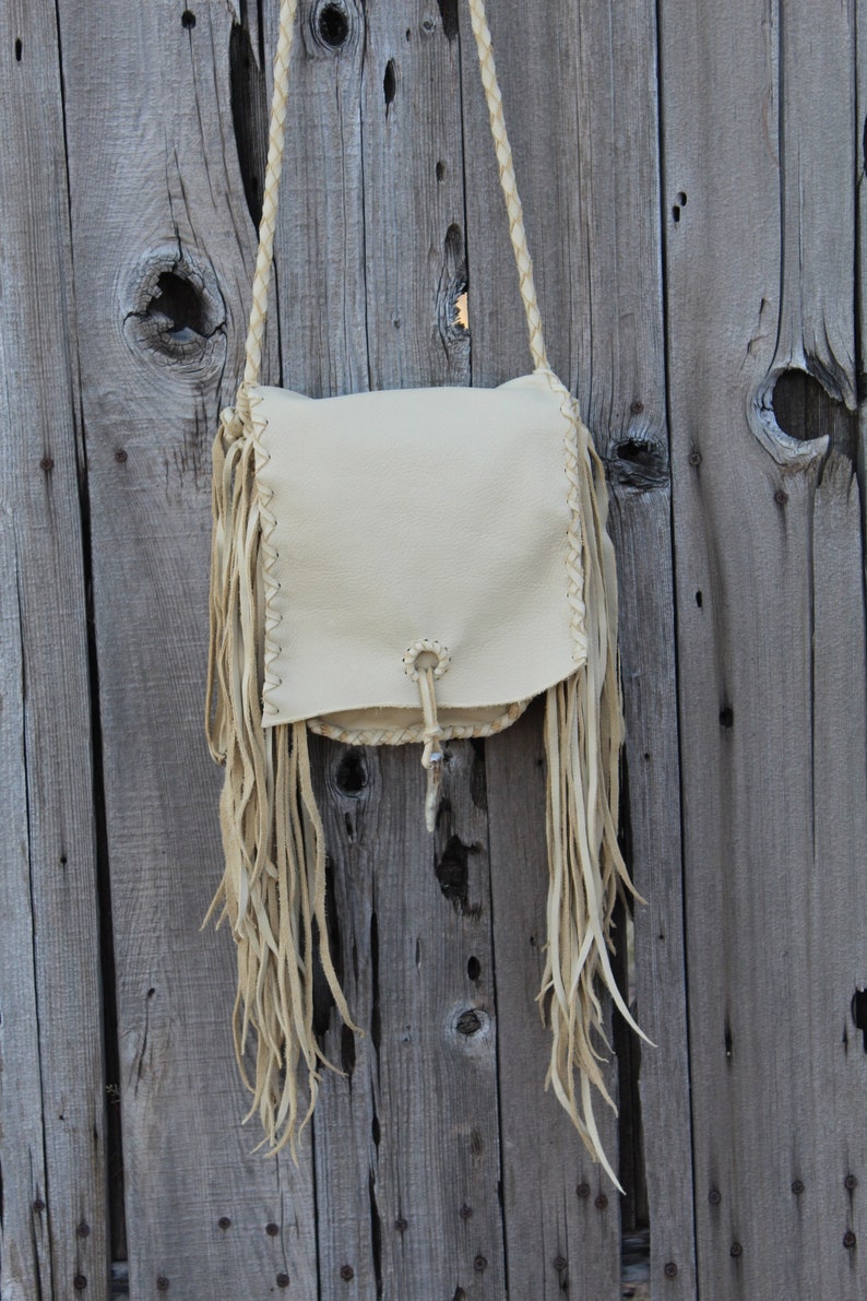 Leather Handbag With Fringe Fringed Crossbody Purse - Etsy