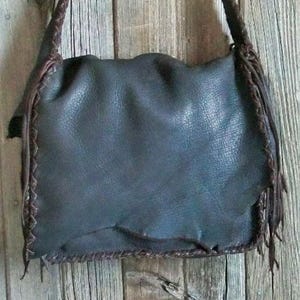 Bolso de mensajero de piel, Bolso de piel para portátil, Bolso grande de piel, Cartera de piel