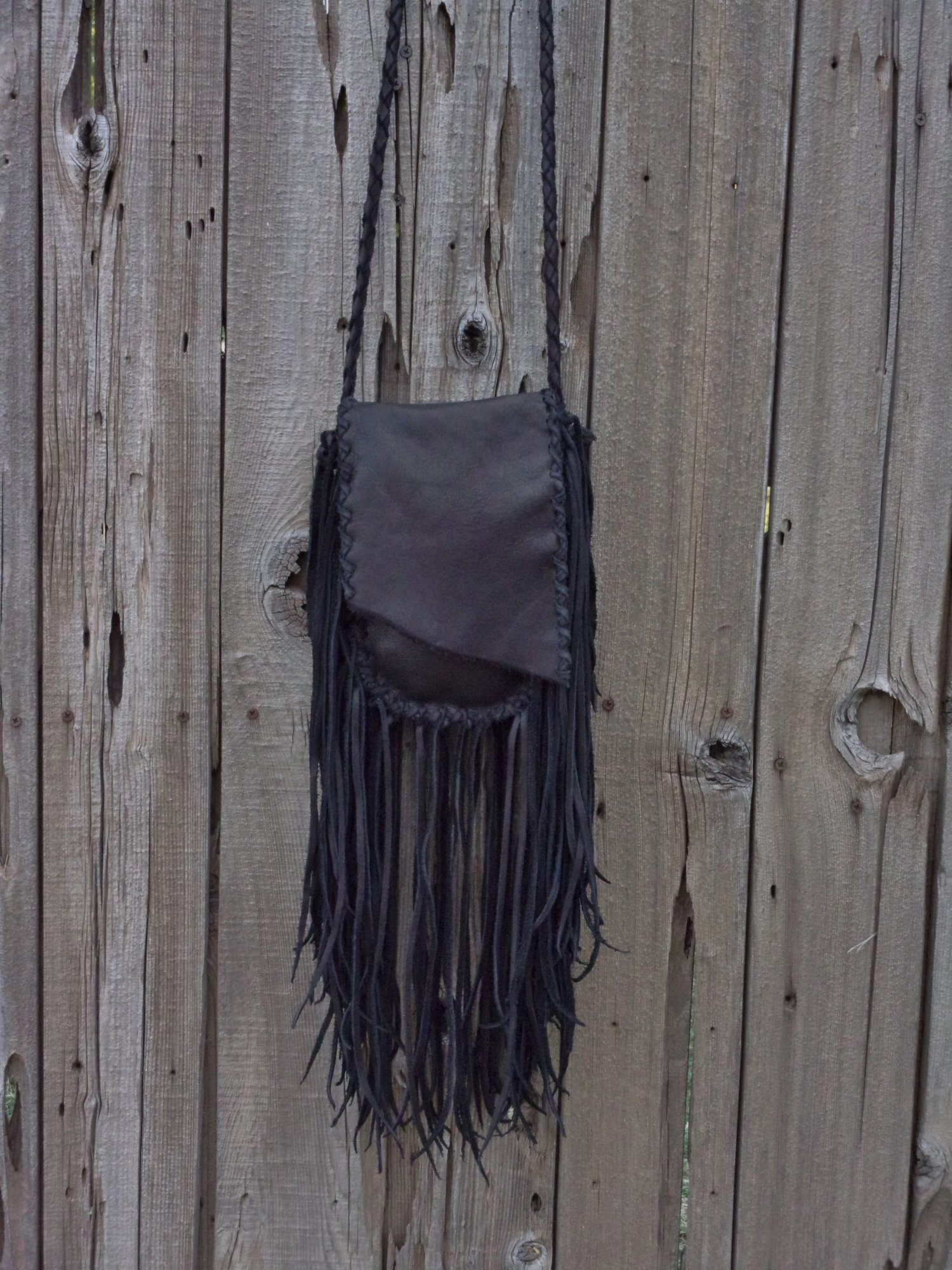 Black Crossbody Bag - Faux leather - High Quality Fabric – Sante Grace