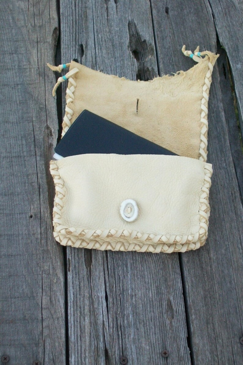 Beaded Leather Clutch Handmade Leather Clutch Leather Etsy