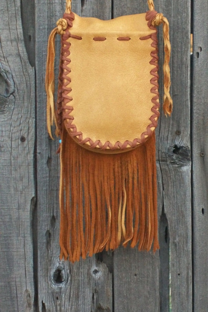 Beaded Hippie Purse Fringed Leather Handbag Crossbody - Etsy