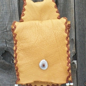 Leather hip bag with waist or shoulder strap ,   Leather waist bag , Leather phone bag