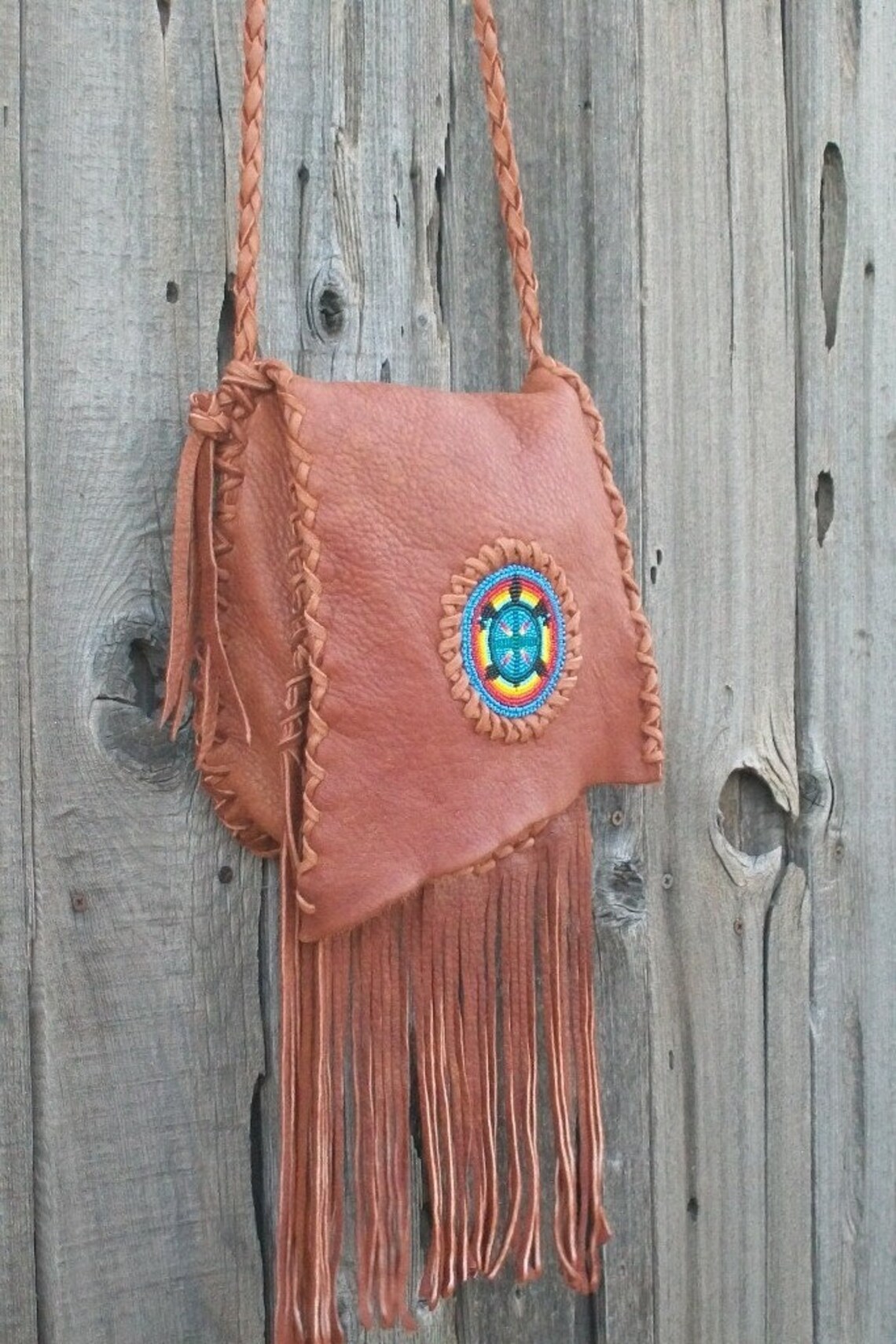 Totem Mask Pattern Print Crossbody bags