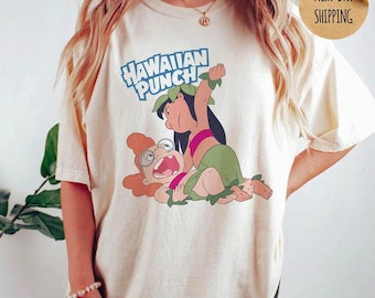 Funny Hawaiian Punch Shirt, Magic Kingdom Shirt, Lilo Inspired Disney Tee, Cartoon Summer Shirt, Matching Family Vacation Shirt