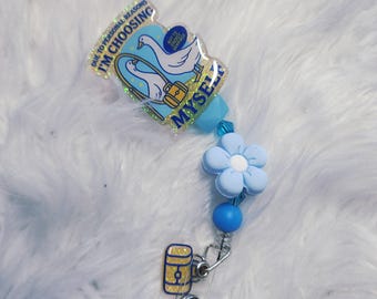 Goose Duck Badge Reel Nurse Teacher