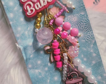 Llavero Boss Babe rosa