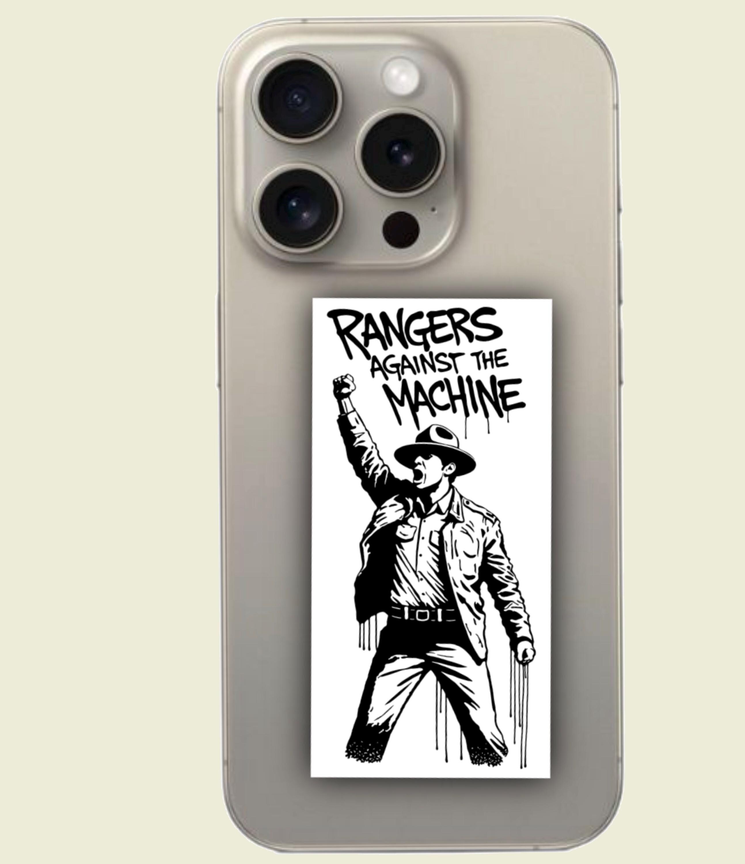 Rangers Against the Machine Sticker | Resist Environmental Injustice & Fascism | National Park Crisis Art